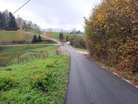 Asfaltiranje v okviru izgradnje vodovoda 1